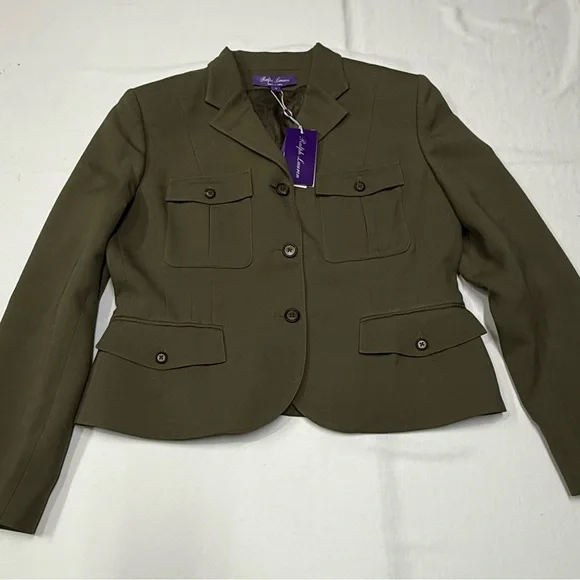 Ralph Lauren purple label Kamille Wool-Silk Jacket collection made in Italy. - Picture 16 of 16